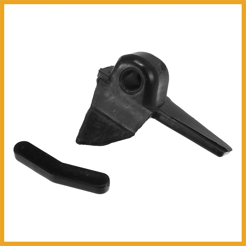 Partuto 6 Set Tire Changer Insert Tire Demount Head Tire Machine Guard Wheel Side Protector for Mount Demount Duck Head Tyre Repair Black 2.05"x1.06"x1.30" Replacement - Image 5